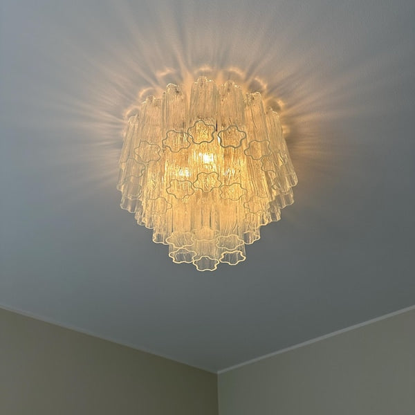 Murano chandelier Tubular Ø50 - 36 glass