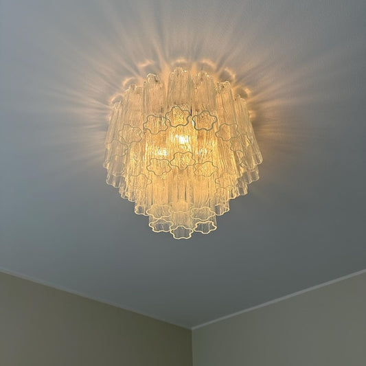 Murano chandelier Tubular Ø50 - 36 glass