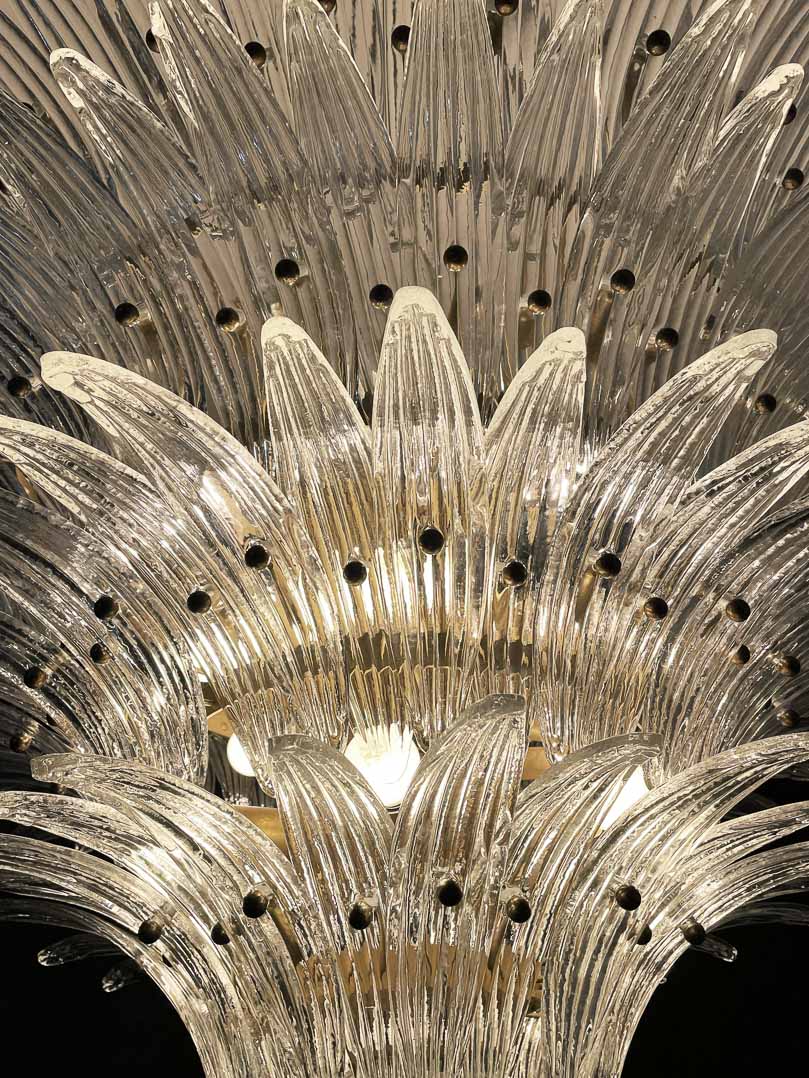 Murano chandelier Gatsby Ø115 - 163 glass