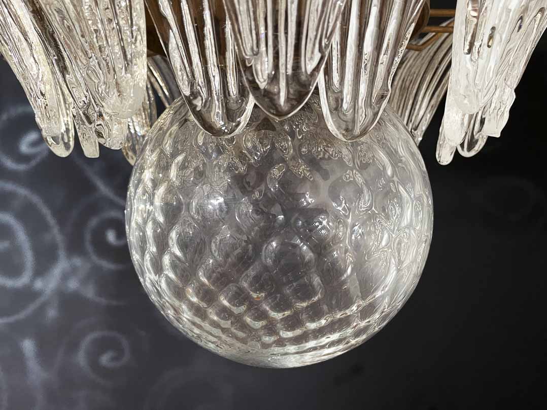 Murano chandelier Gatsby Ø115 - 163 glass