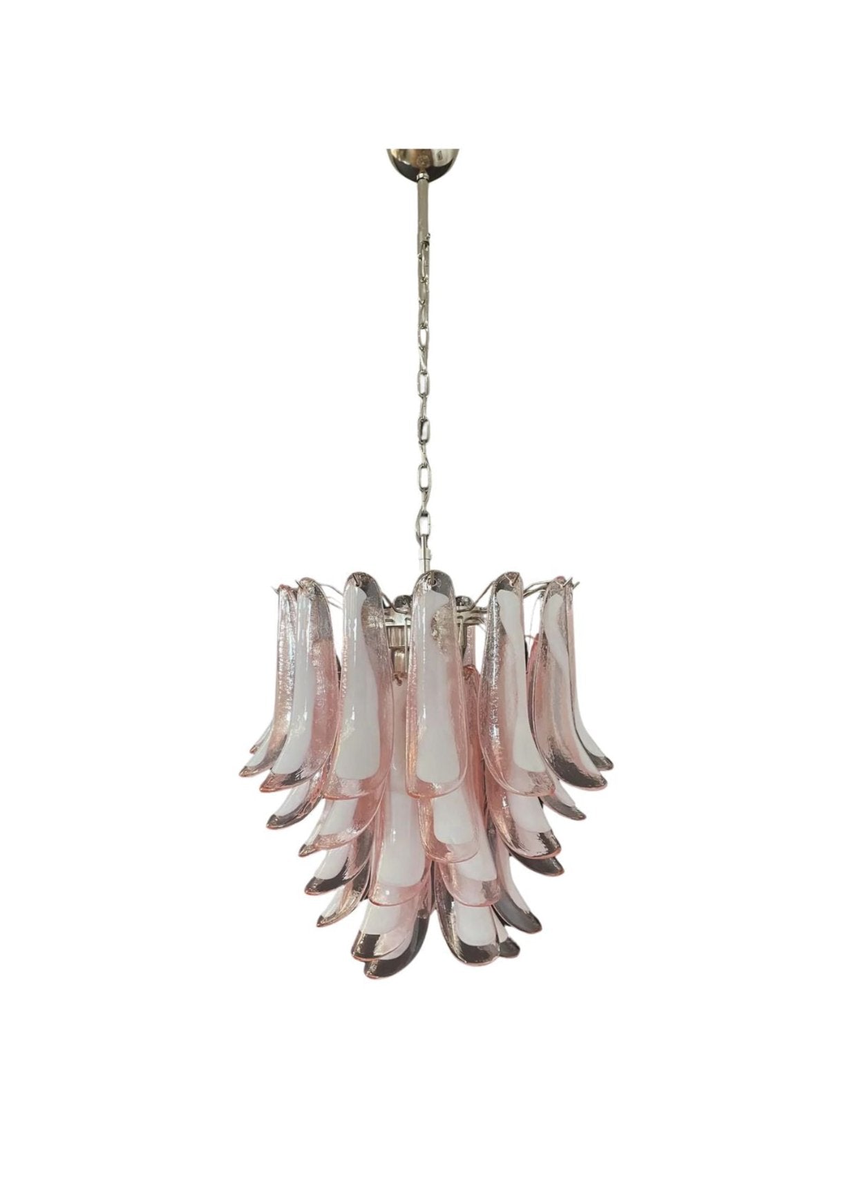 Murano chandelier Mazzega Ø58 - 41 glass in amber color