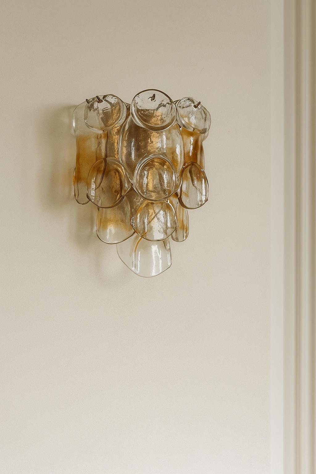 Murano wall lamp Mazzega Speciale