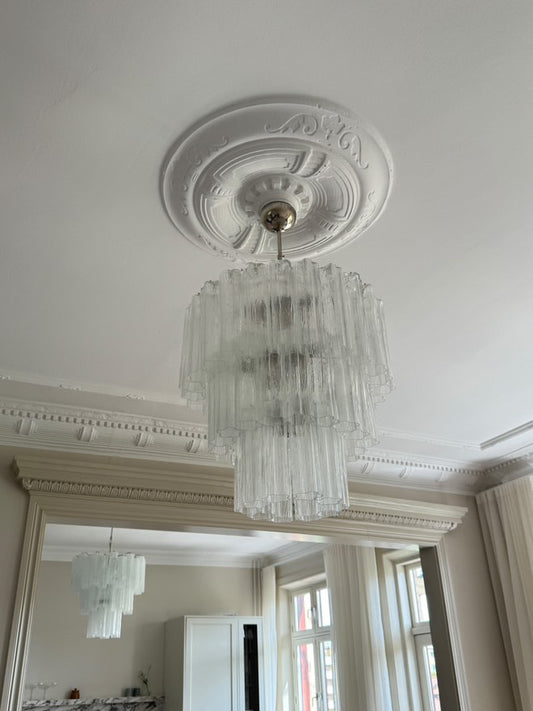 Murano chandelier Tubular Ø60 - 52 glass
