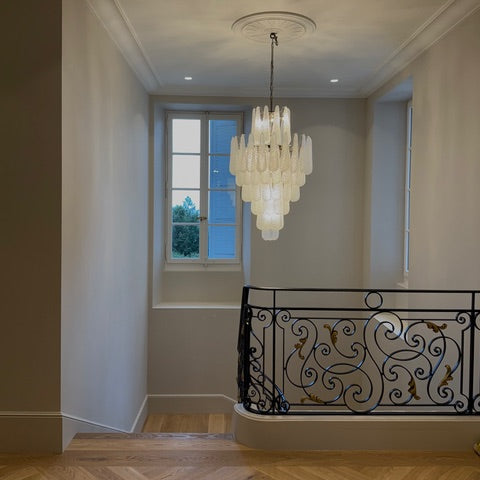 Murano chandelier Campelli Ø75 - 85 glass
