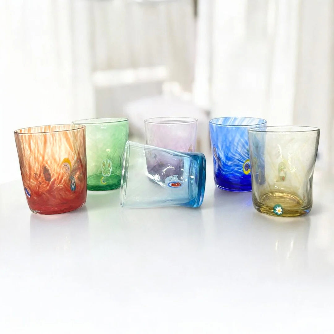 Liberty Murano drinking glasses mixed (6 pieces)