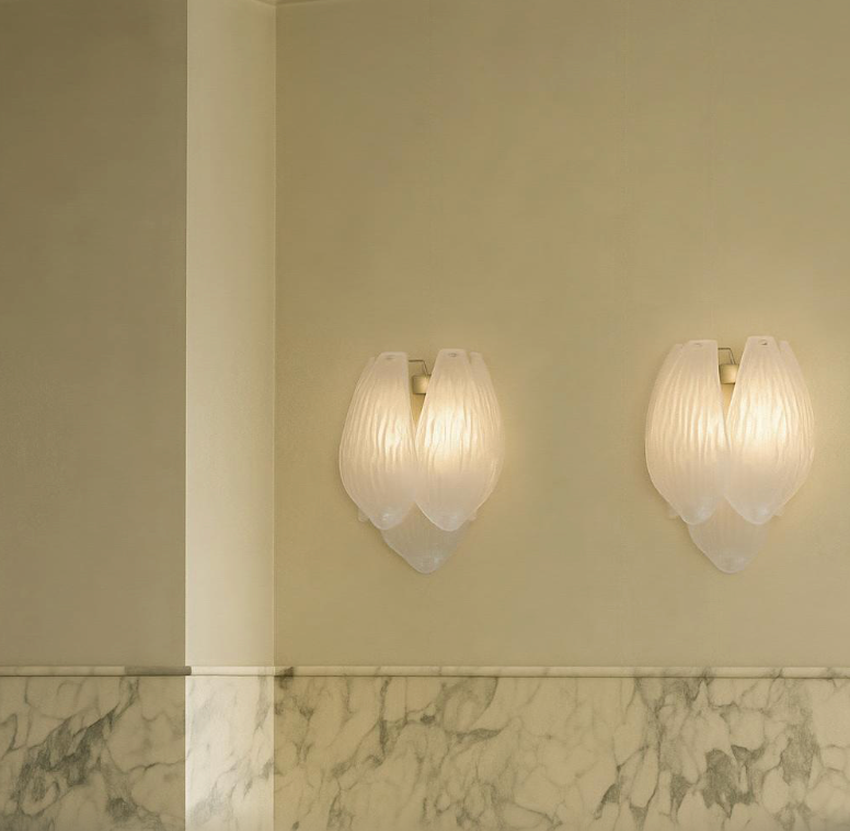 Murano Vintage wall sconce Tulipe