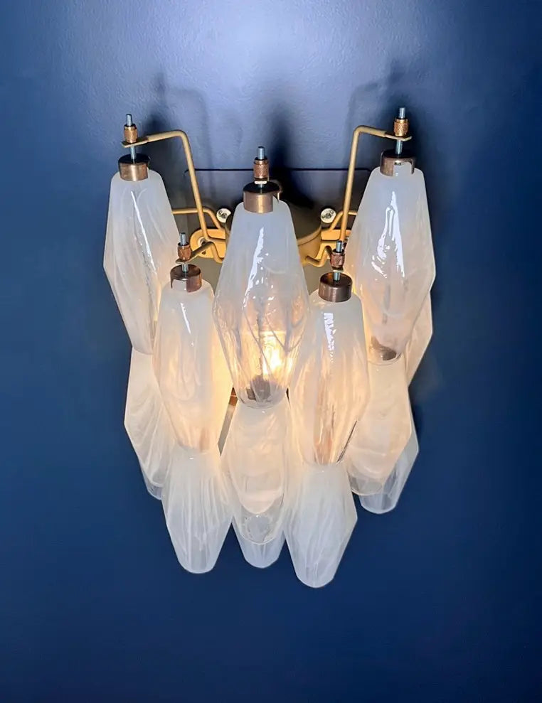 Wall lamp Poliedri Alabaster