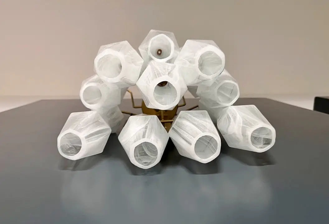 Wall lamp Poliedri Alabaster