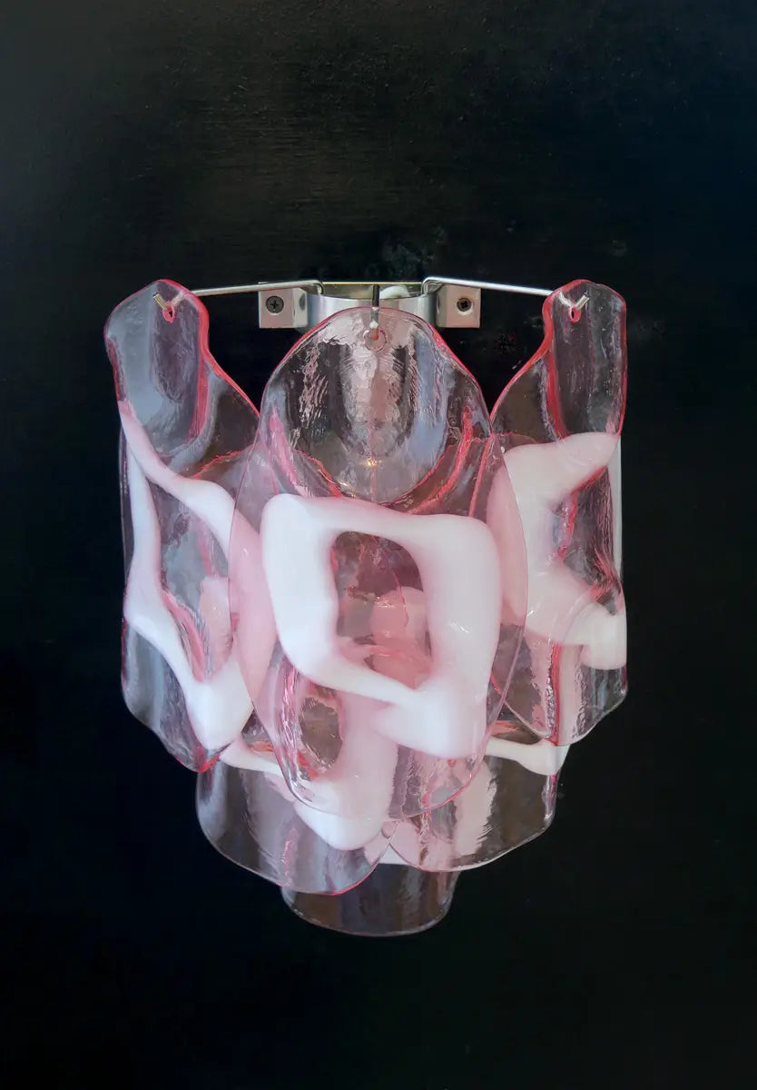Murano wall lamp Dolci Rosa