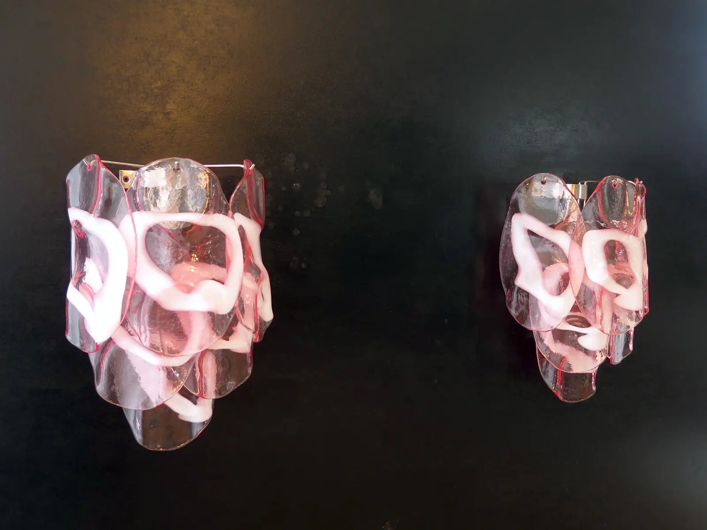 Murano wall lamp Dolci Rosa