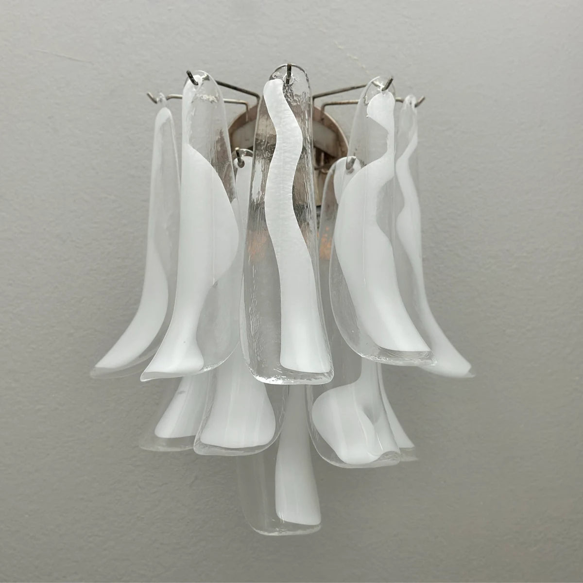 Murano wall lamp Calli Amber