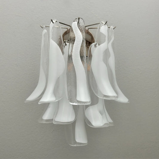 Murano Calli Bianco Wall Light