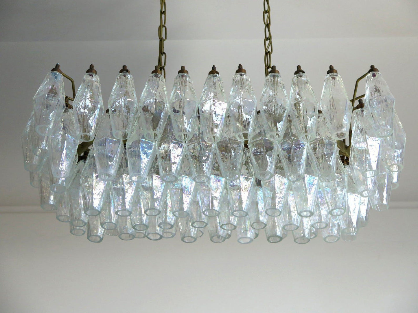 Murano chandelier Poliedri Ø75 - 84 glass