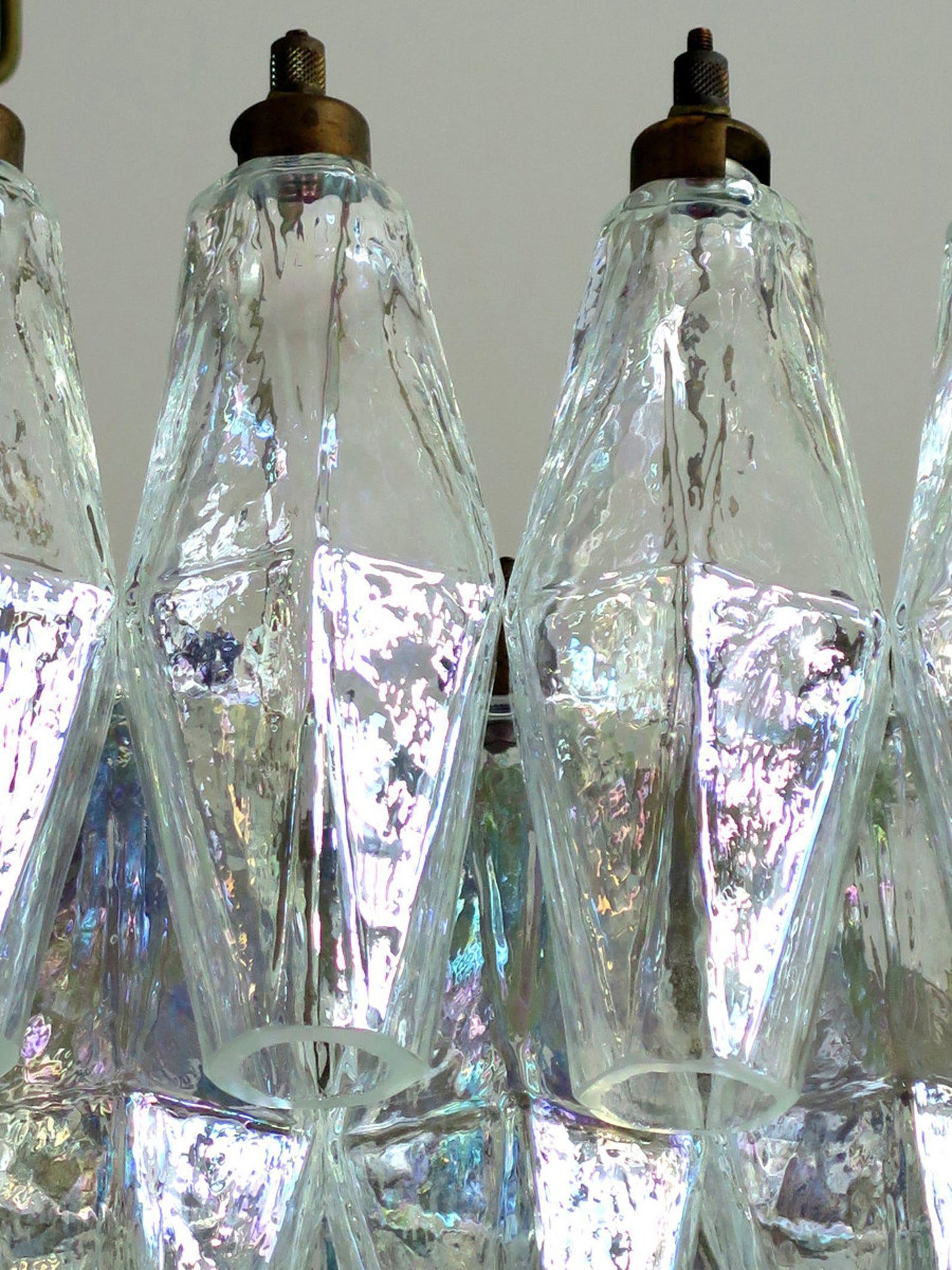 Murano chandelier Poliedri Ø75 - 84 glass