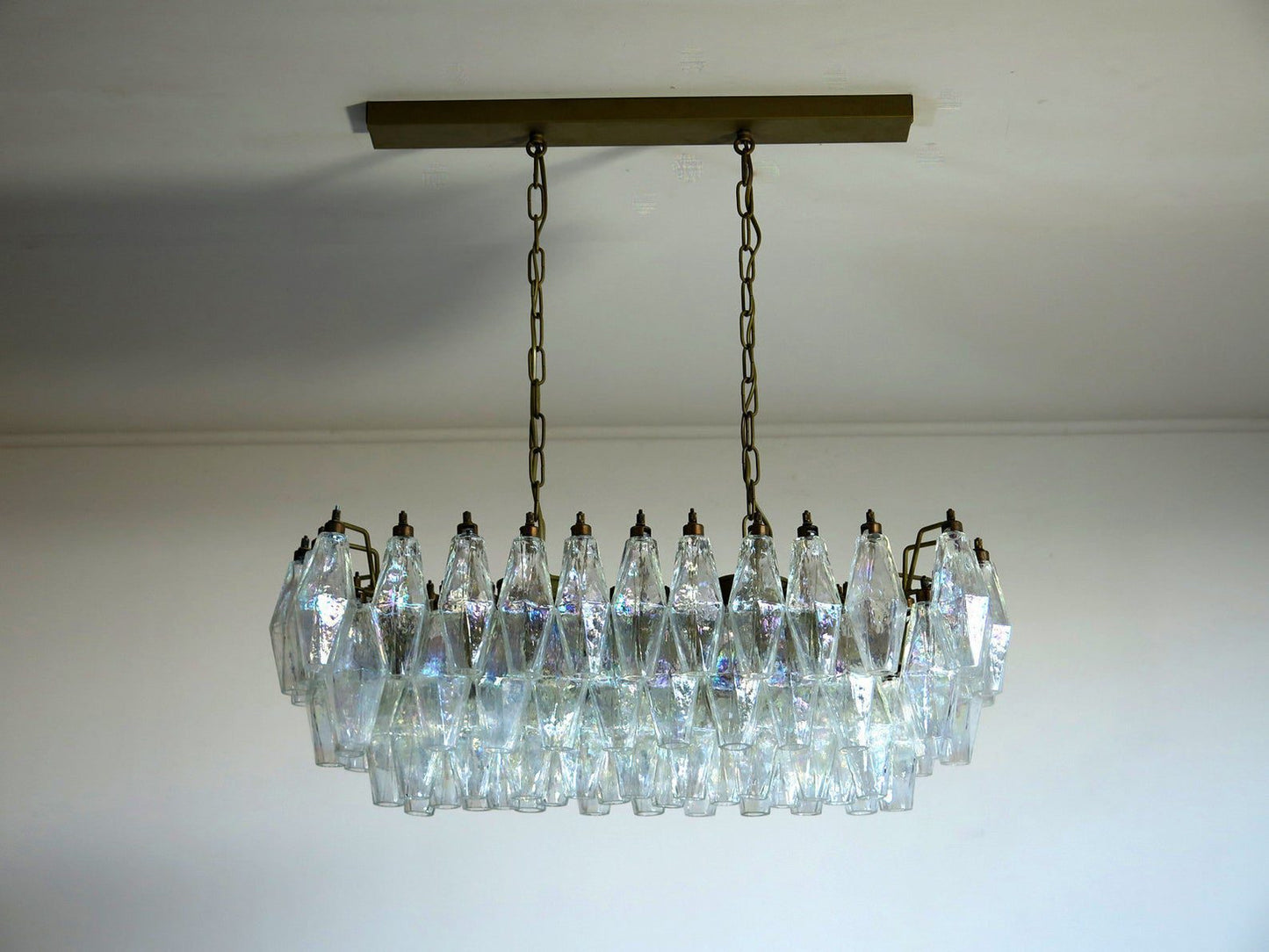 Murano chandelier Poliedri Ø75 - 84 glass