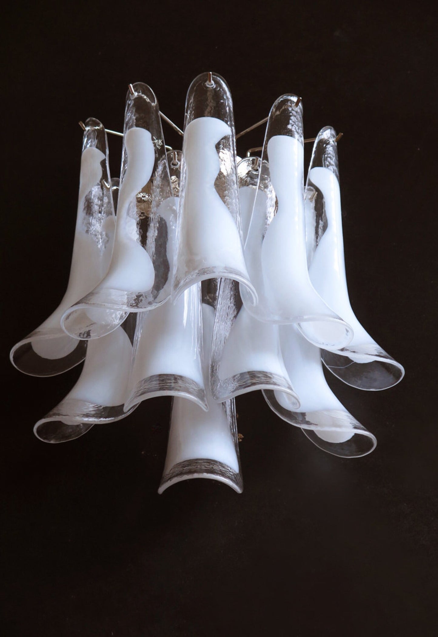 Murano wall lamp Calli Amber