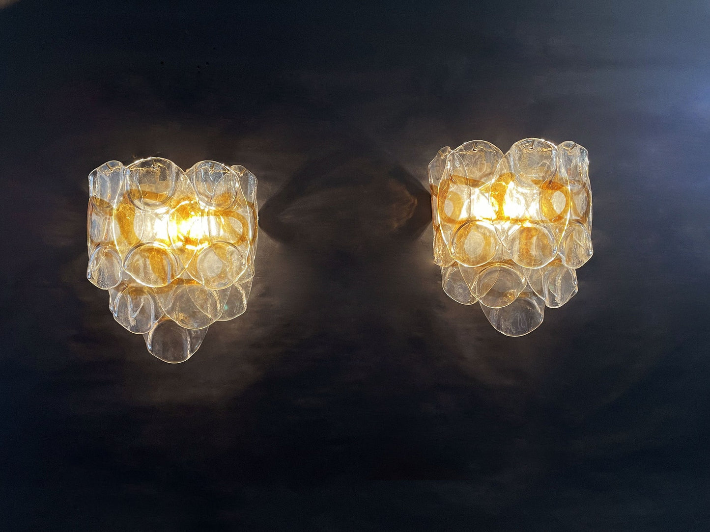 Murano wall lamp Mazzega Speciale