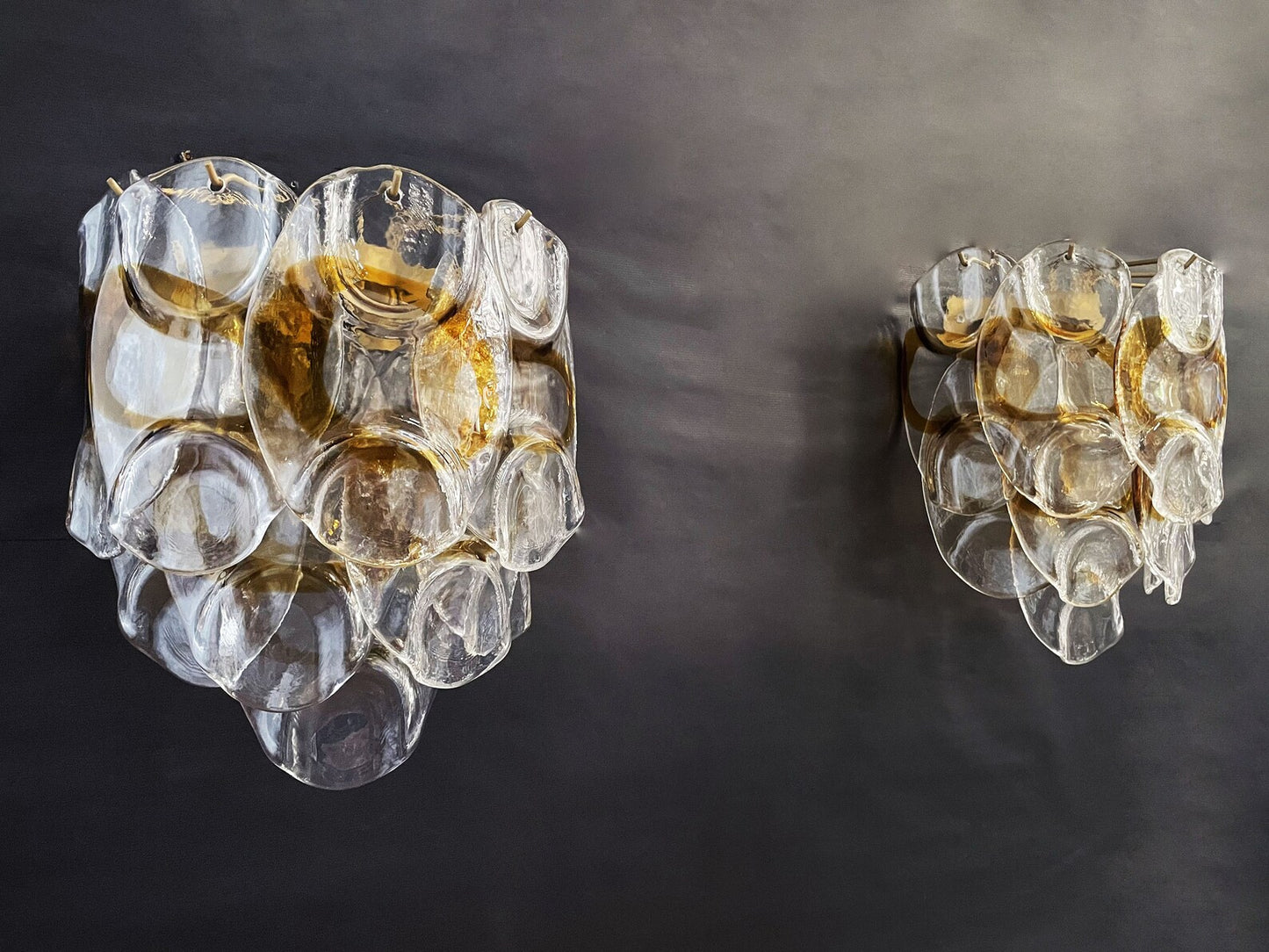 Murano wall lamp Mazzega Speciale