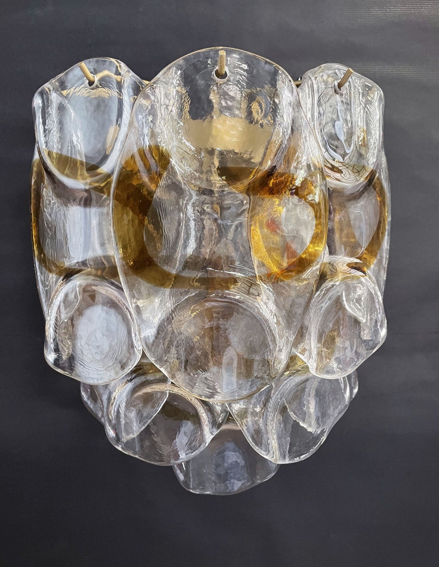Murano wall lamp Mazzega Speciale