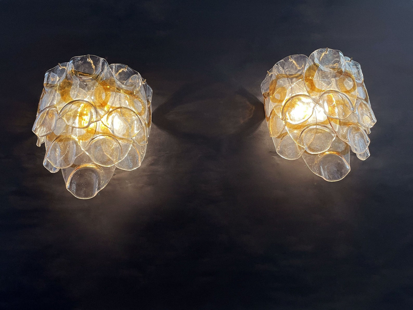 Murano wall lamp Mazzega Speciale