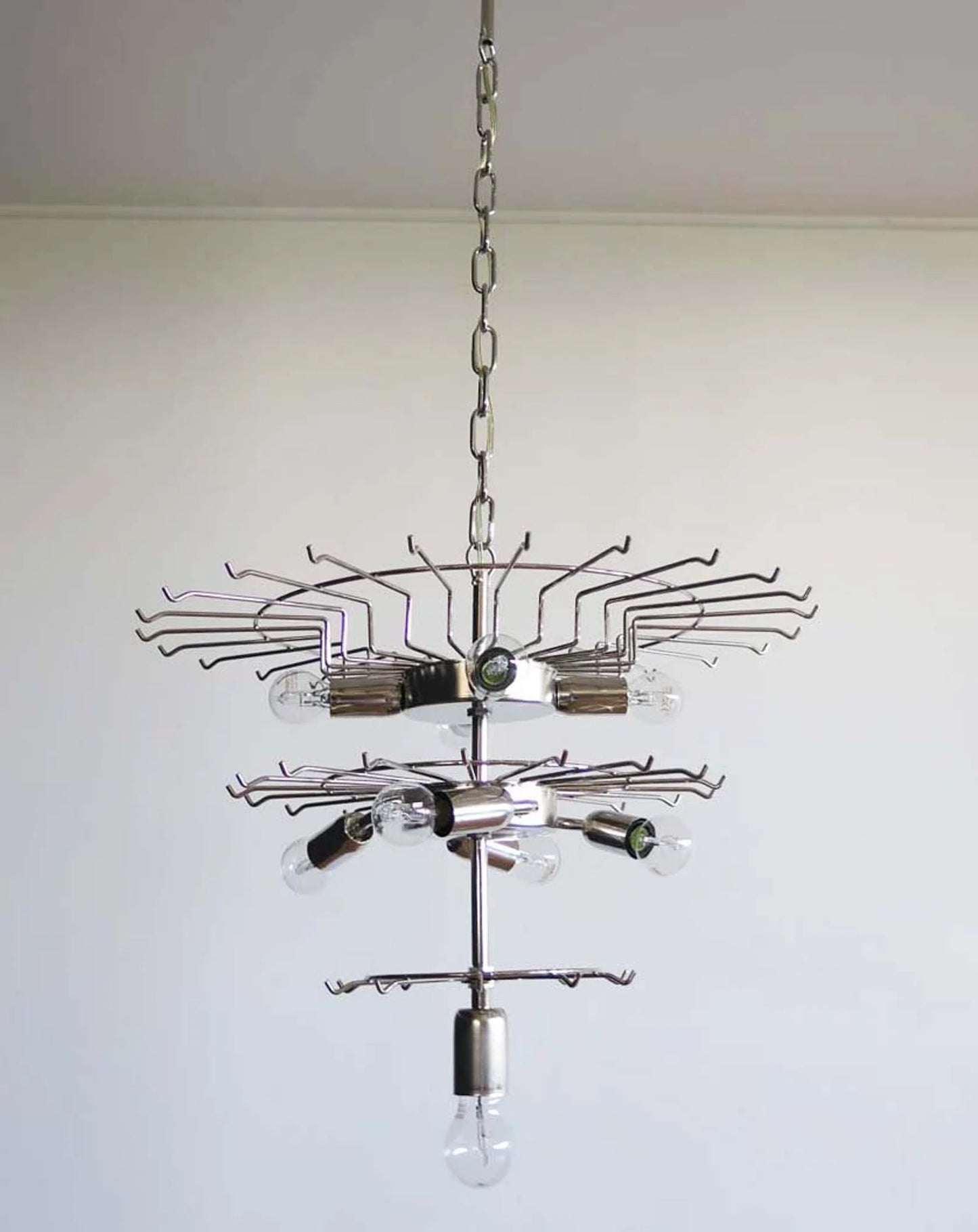 Murano ceiling chandelier Cebbo Ø60 - 52 short glasses