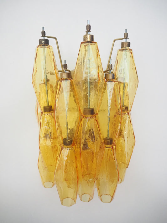 Murano Poliedri Honey Wall Light