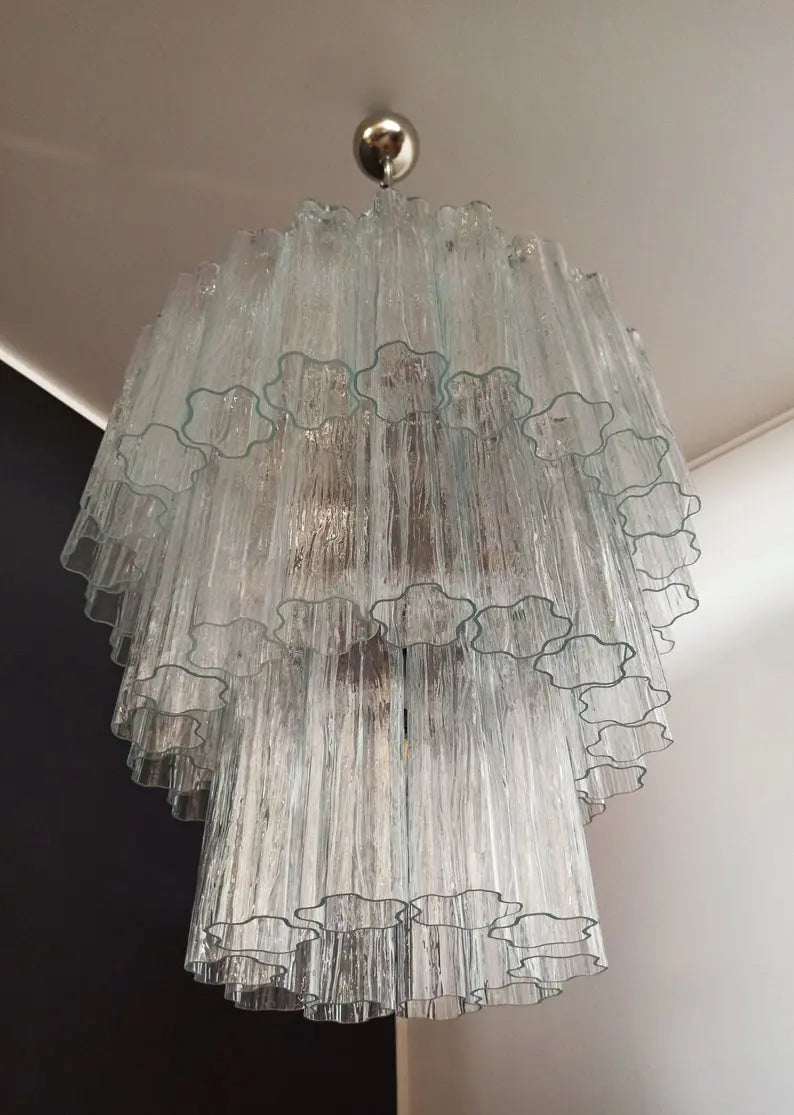Murano chandelier Tubular Ø60 - 52 glass