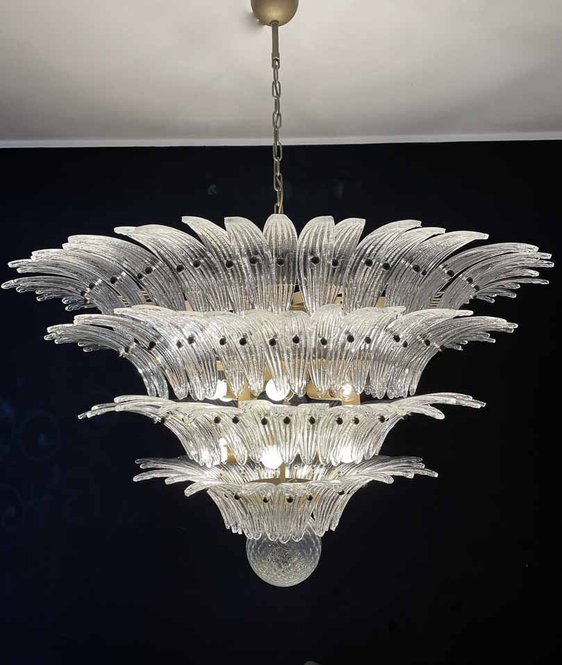 Murano chandelier Gatsby Ø115 - 163 glass