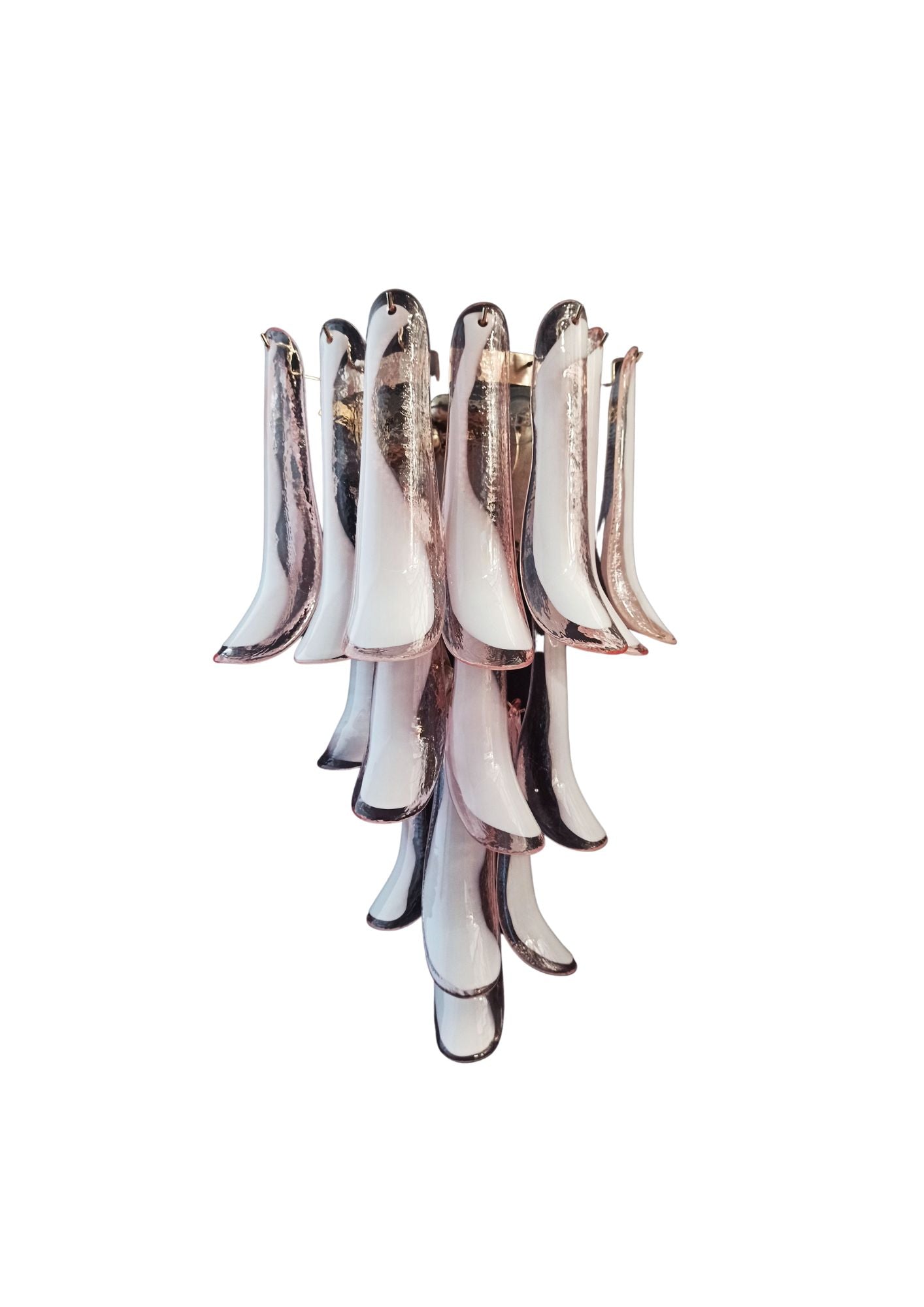 Murano wall lamp Calli Rosa XL