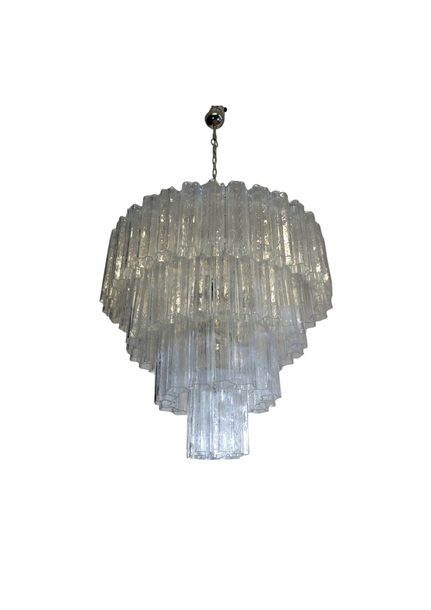 Murano chandelier Tubular Ø85 - 78 glass