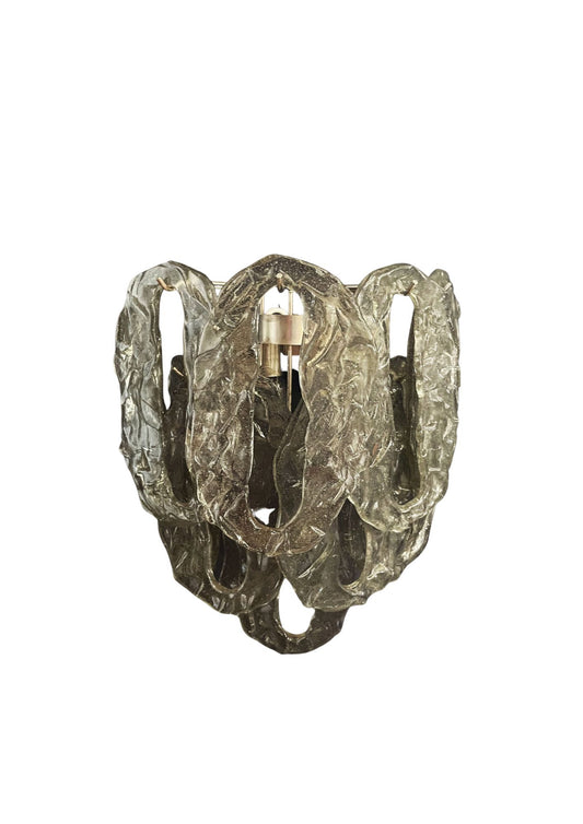 Vintage Murano Pulegosi Antique Green Wall Light