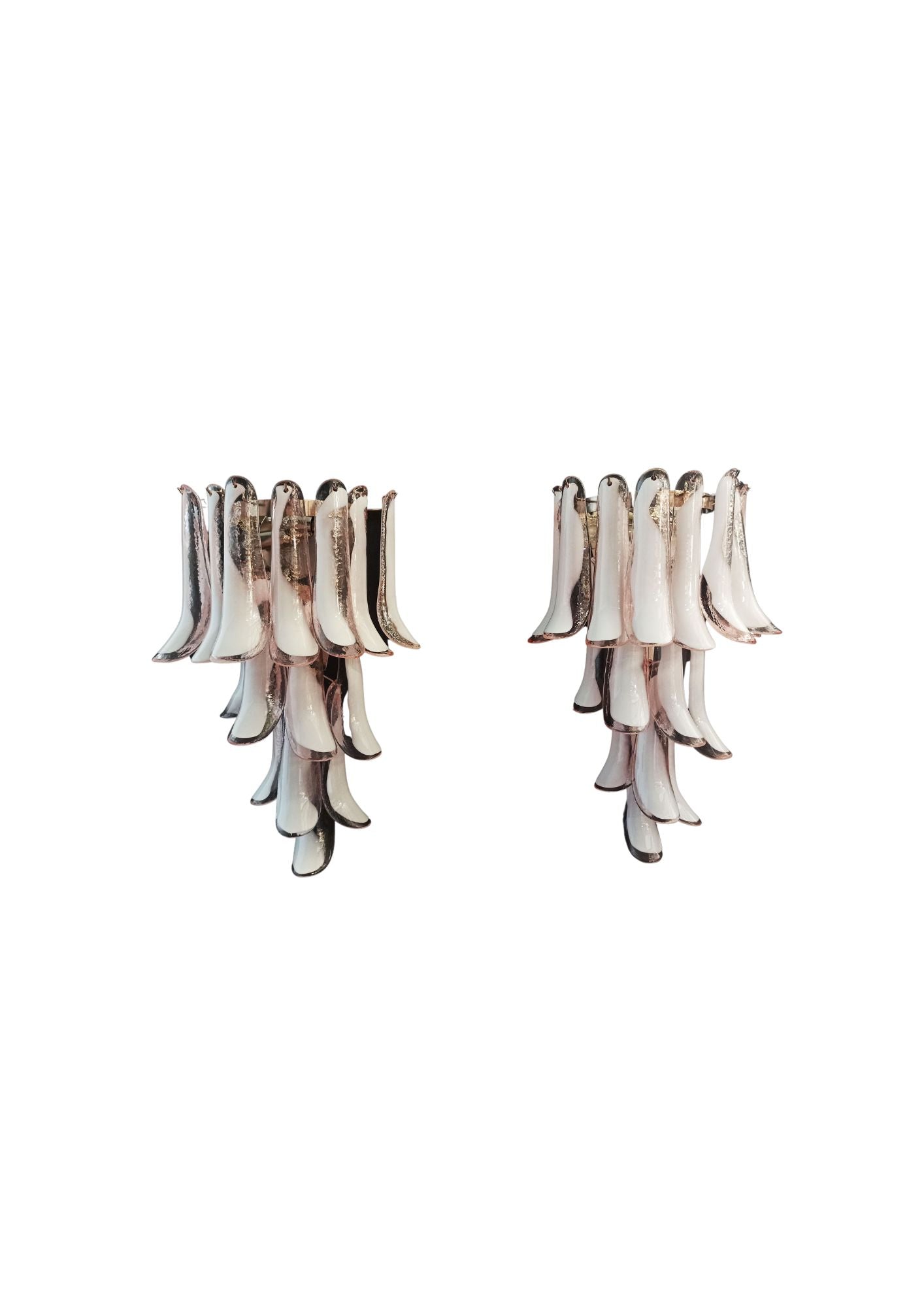 Murano wall lamp Calli Rosa XL