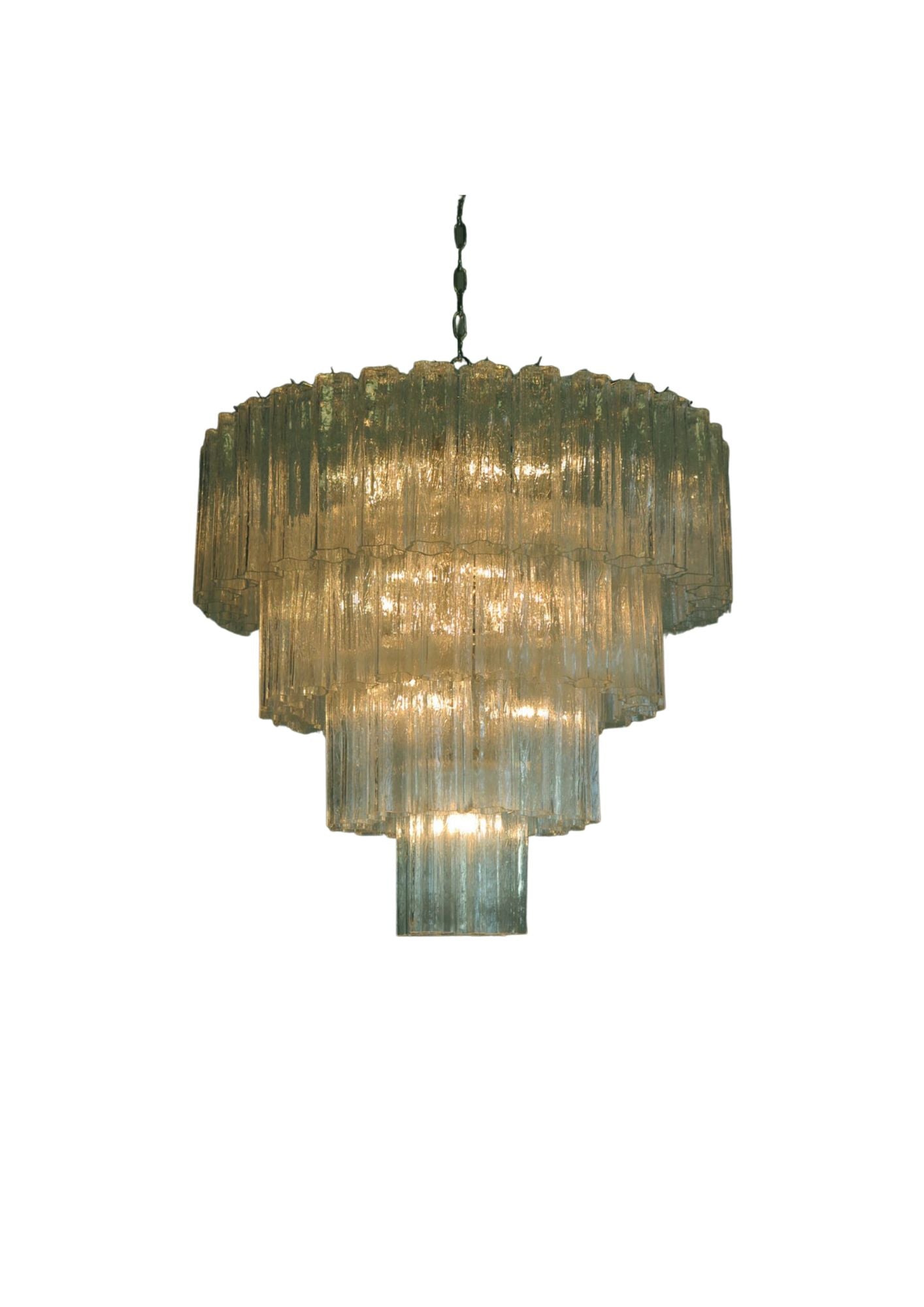 Murano chandelier Tubular Ø85 - 78 glass