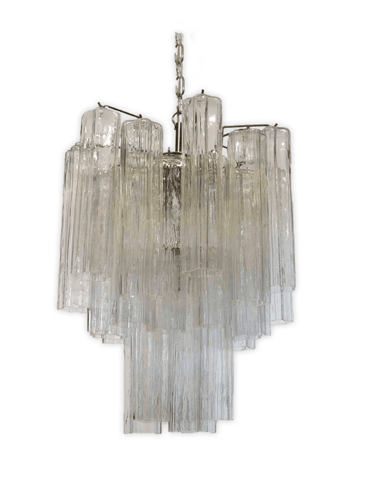 Murano chandelier Tubular Ø45 - 30 glasses