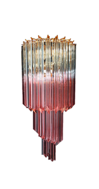 Wall lamp Spiral Pink Ombre