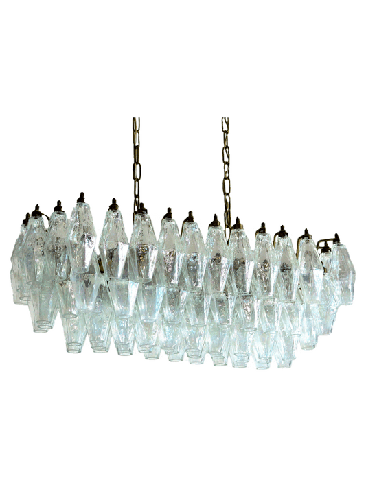 Murano chandelier Poliedri Ø75 - 84 glass