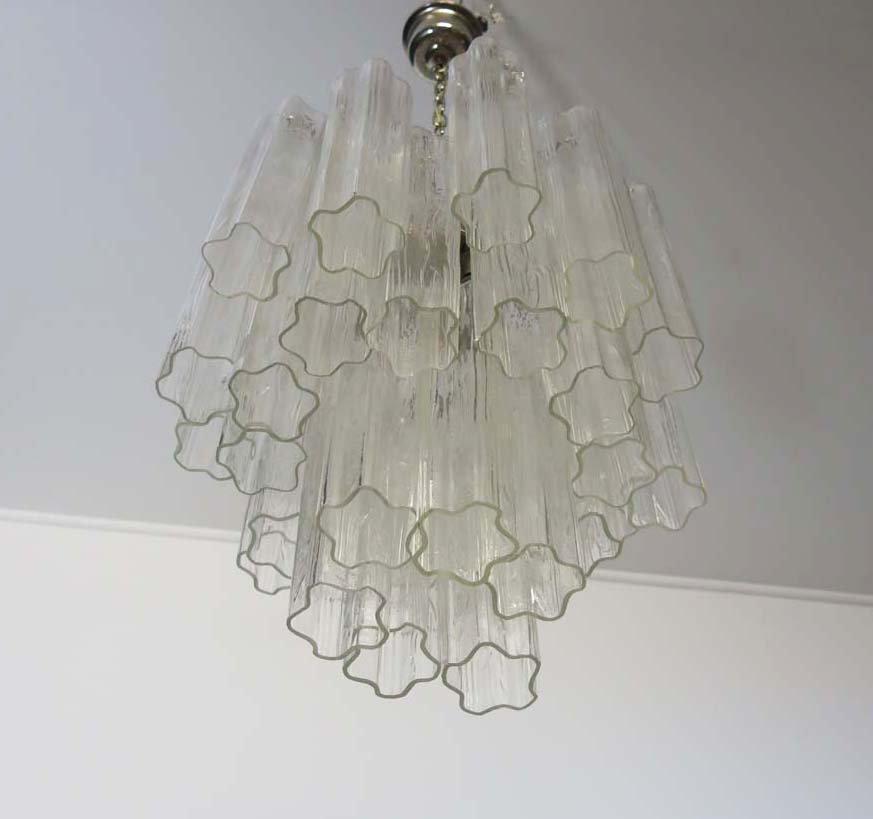 Murano chandelier Tubular Ø45 - 30 glasses