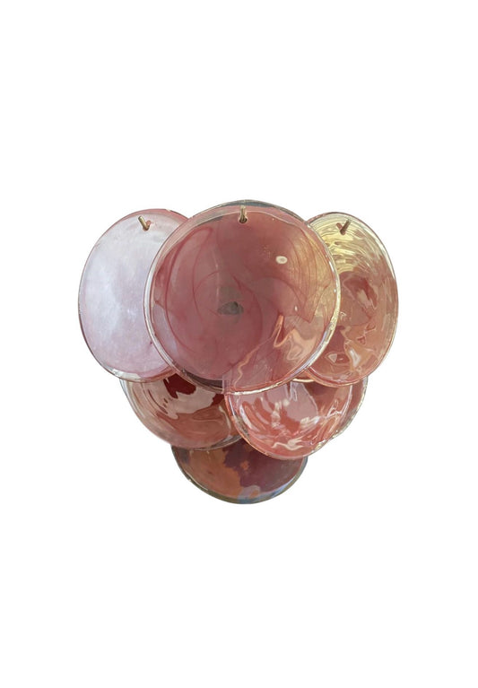 Murano Iris Pink Wall Light