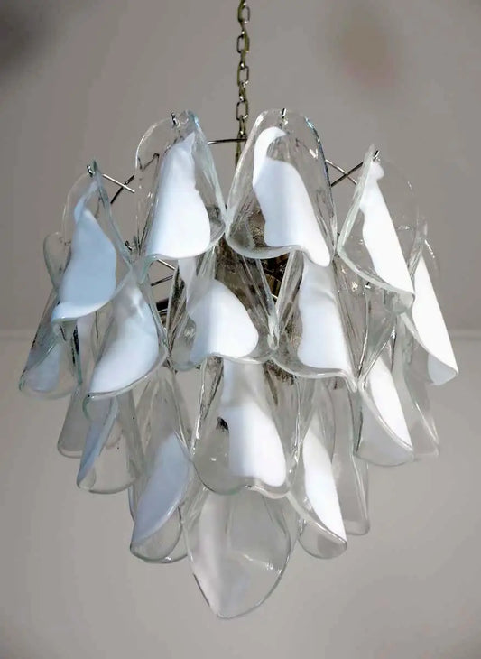 Murano ceiling chandelier Rondini Ø50 - 24 glasses