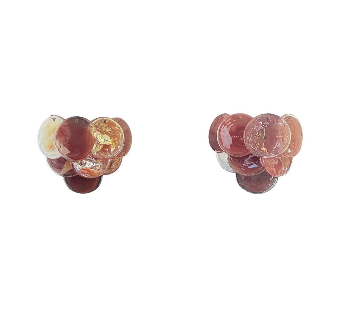 Murano wall lamp Iris Rosa