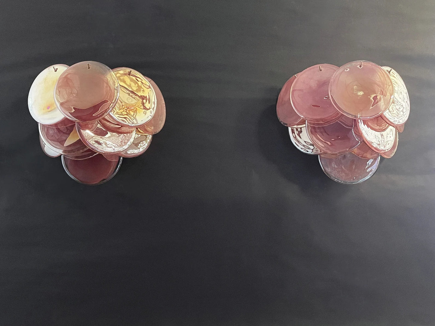 Murano wall lamp Iris Rosa
