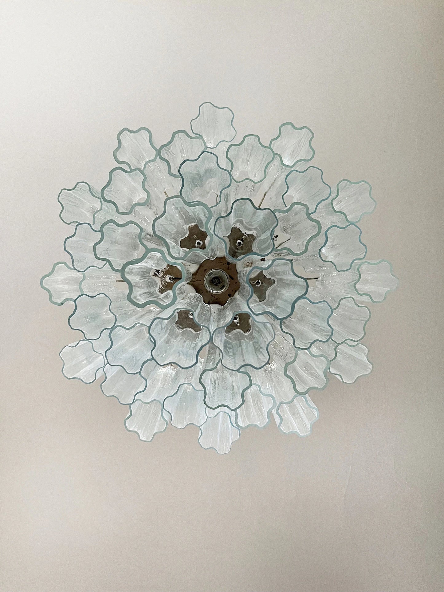 Murano chandelier Tubular Ø58 - 36 glass