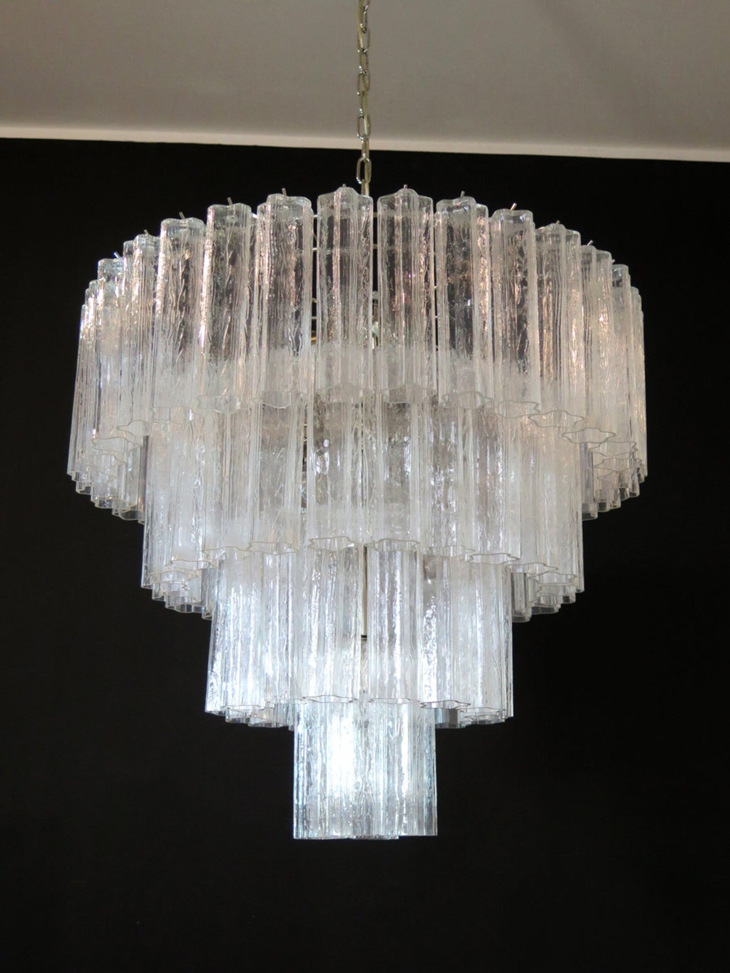 Murano chandelier Tubular Ø85 - 78 glass