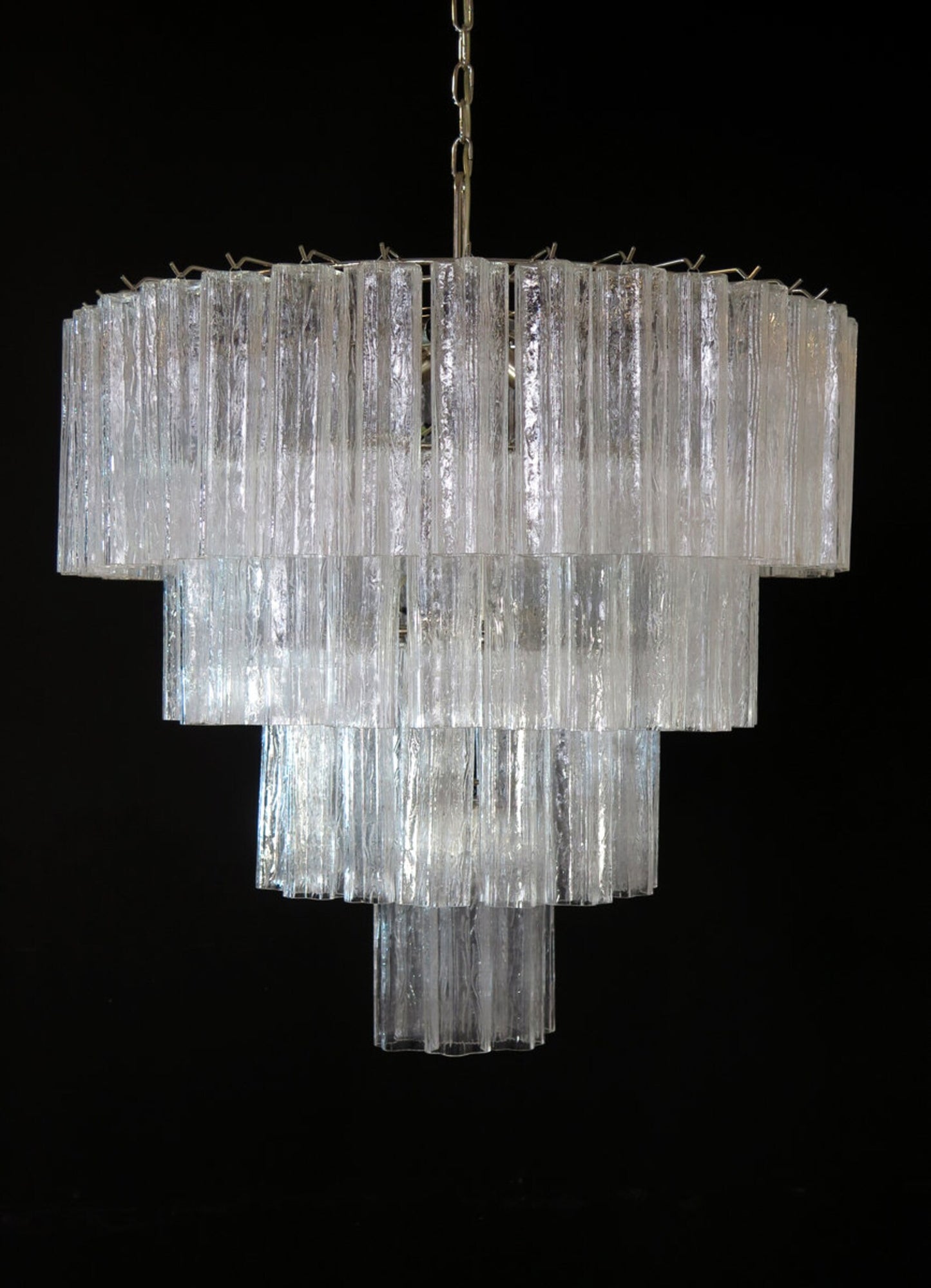 Murano chandelier Tubular Ø85 - 78 glass