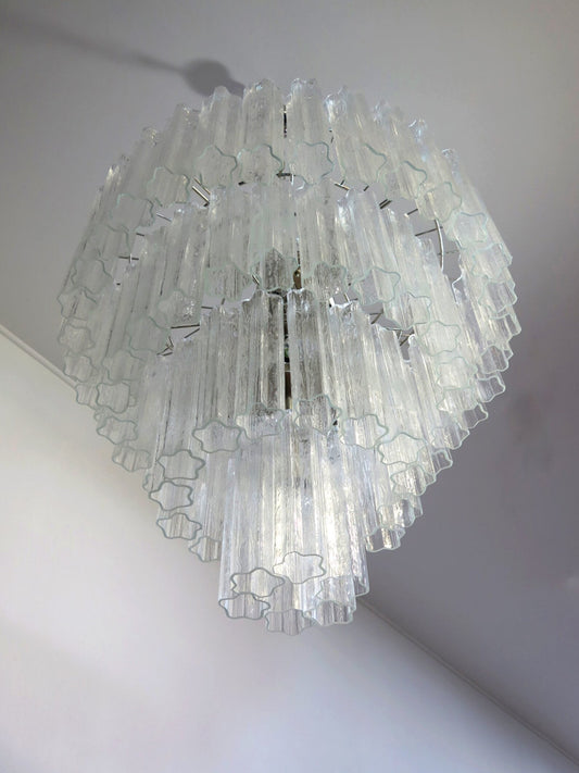 Murano chandelier Tubular Ø85 - 78 glass