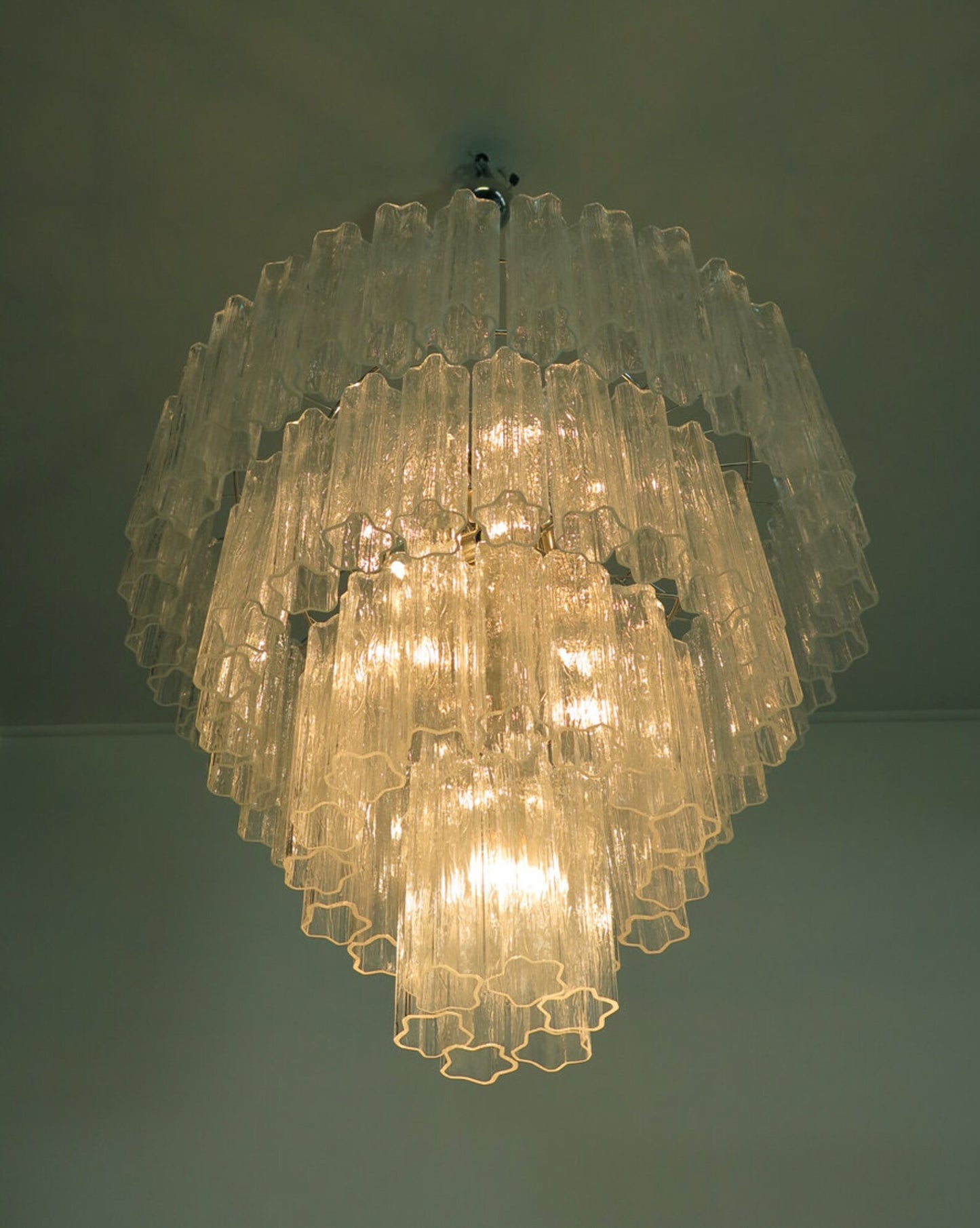 Murano chandelier Tubular Ø85 - 78 glass