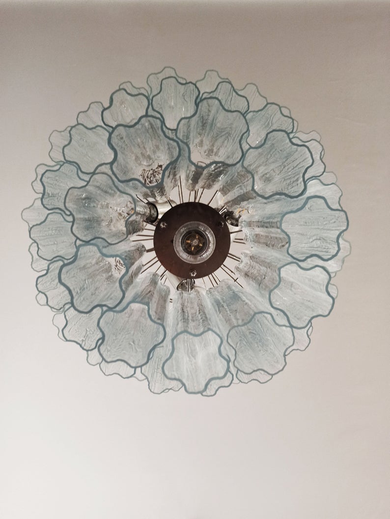 Murano chandelier Tubular Ø60 - 52 glass