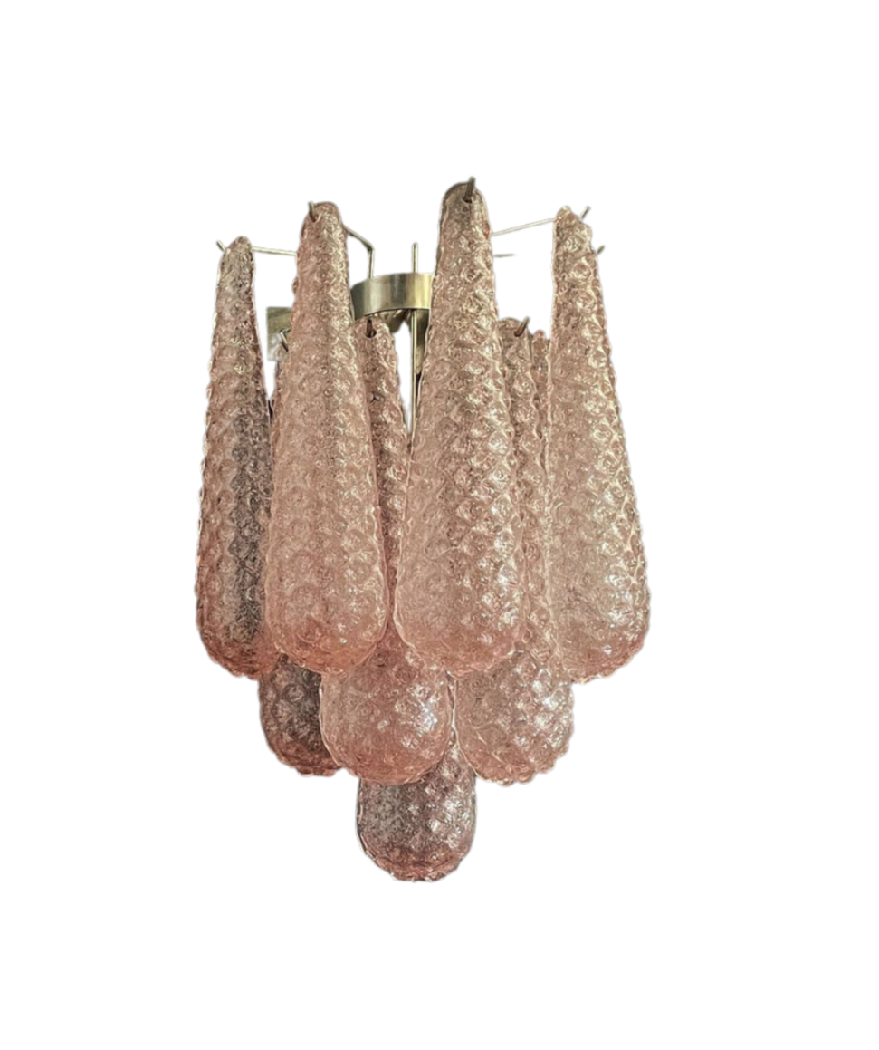Murano wall lamp Caletta Pink