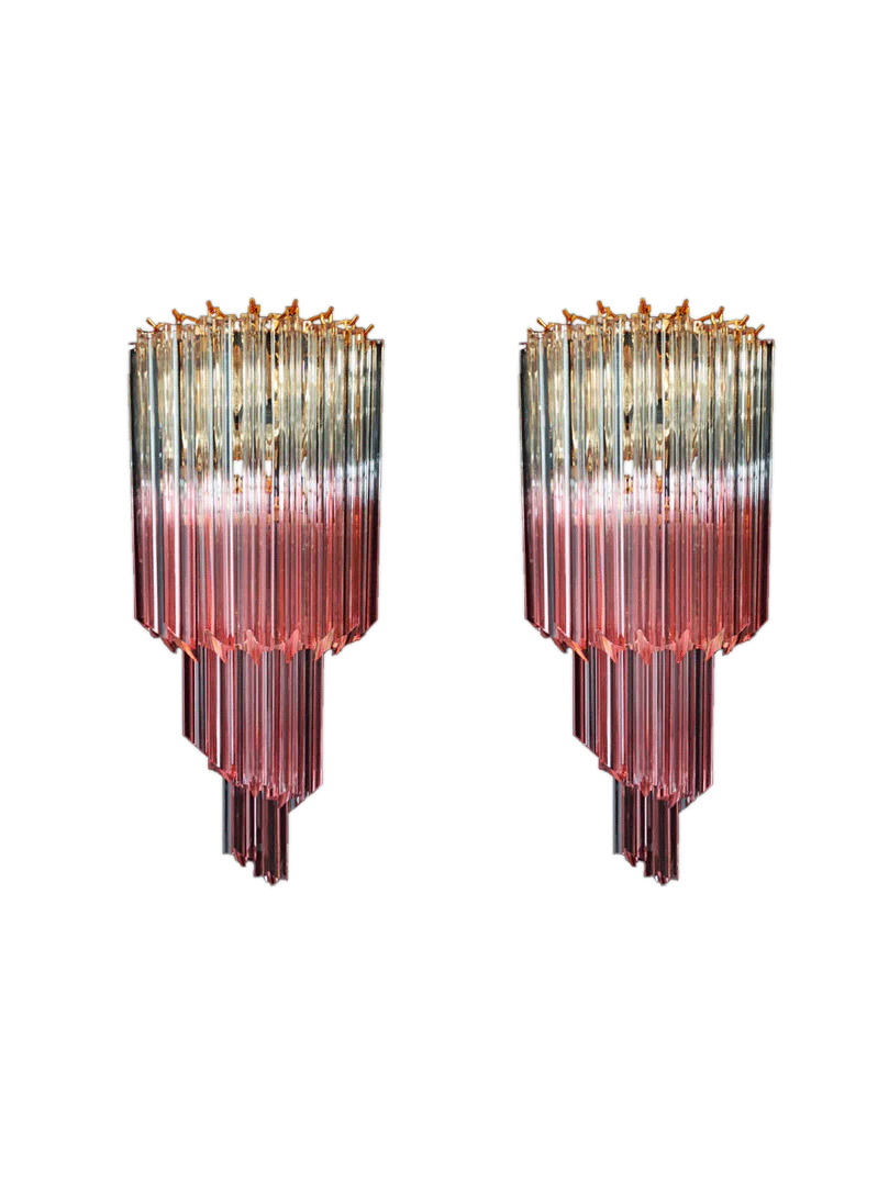Wall lamp Spiral Pink Ombre