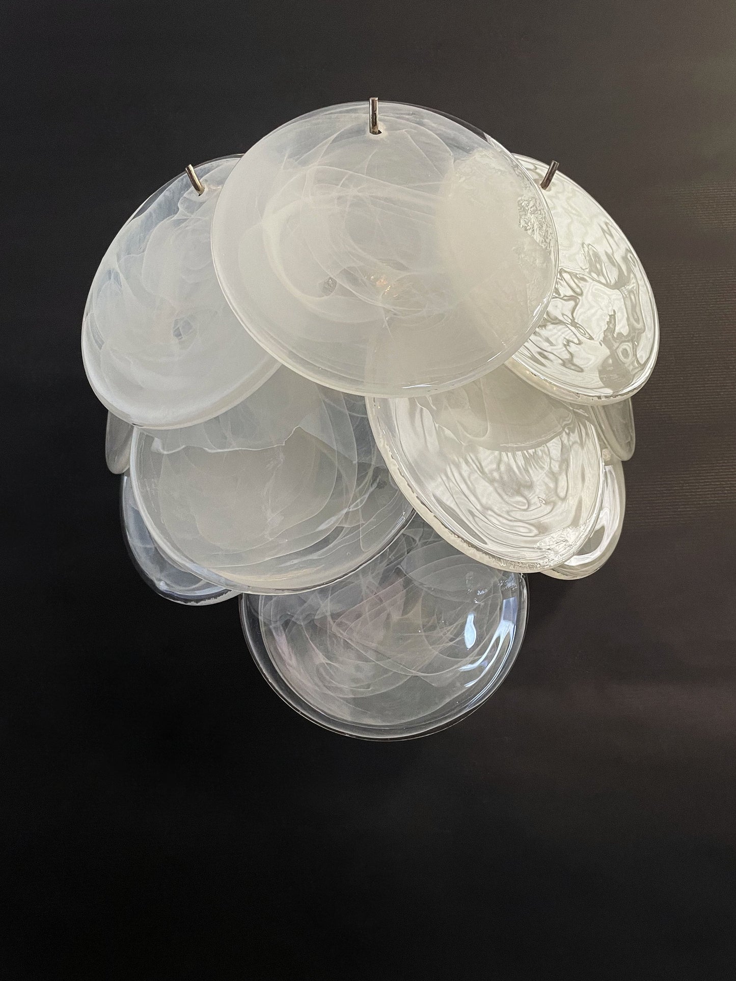 Murano wall lamp Iris White